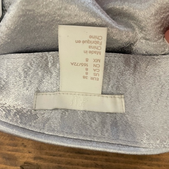 H&M Silver Ruffle Skirt - Picture 2 of 2